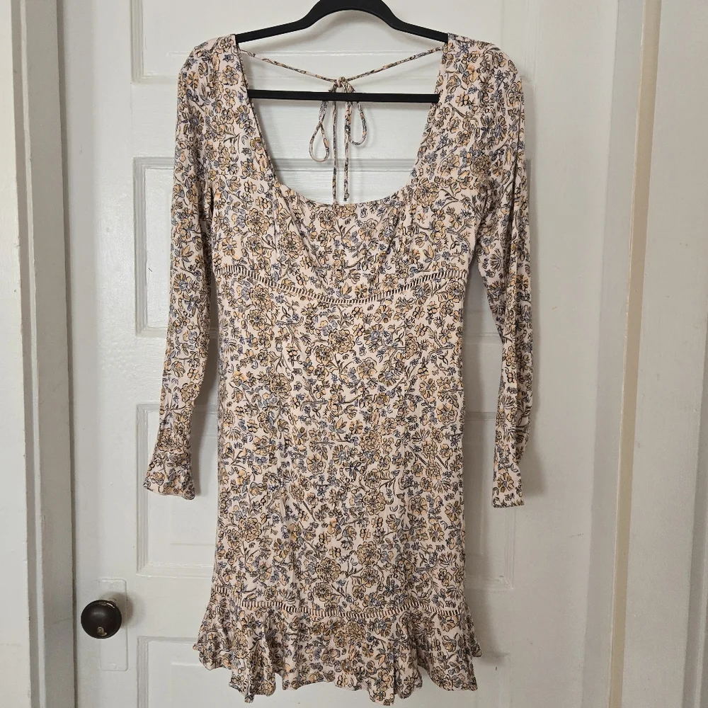 Free People Womens Boheme mini dress - Floral size 4 - Picture 3 of 8